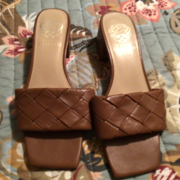 Vince Camuto Semtera Woven-Strap Sandal Heel size 7 m - Picture 4 of 4